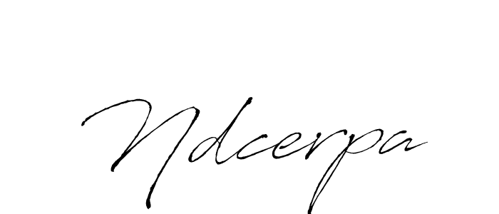 Design your own signature with our free online signature maker. With this signature software, you can create a handwritten (Antro_Vectra) signature for name Ndcerpa. Ndcerpa signature style 6 images and pictures png