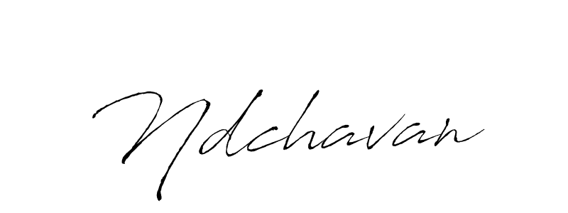 Antro_Vectra is a professional signature style that is perfect for those who want to add a touch of class to their signature. It is also a great choice for those who want to make their signature more unique. Get Ndchavan name to fancy signature for free. Ndchavan signature style 6 images and pictures png