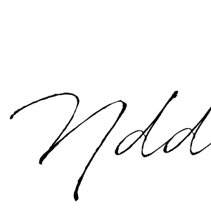 Make a beautiful signature design for name Ndd. With this signature (Antro_Vectra) style, you can create a handwritten signature for free. Ndd signature style 6 images and pictures png