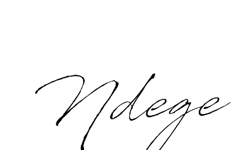 Ndege stylish signature style. Best Handwritten Sign (Antro_Vectra) for my name. Handwritten Signature Collection Ideas for my name Ndege. Ndege signature style 6 images and pictures png