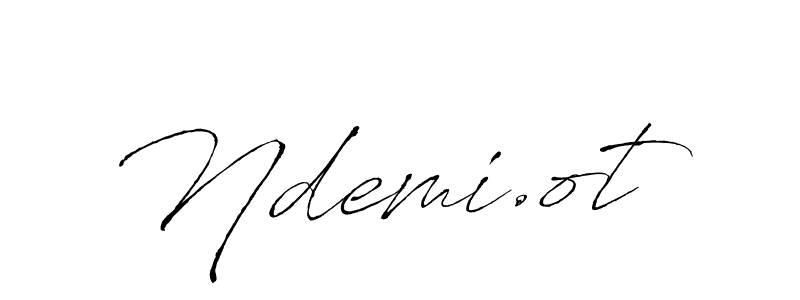 Design your own signature with our free online signature maker. With this signature software, you can create a handwritten (Antro_Vectra) signature for name Ndemi.ot. Ndemi.ot signature style 6 images and pictures png