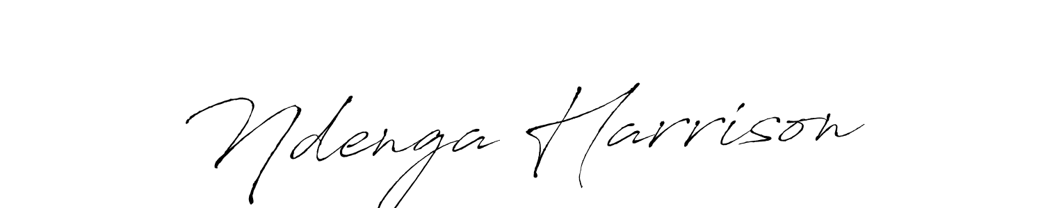 Design your own signature with our free online signature maker. With this signature software, you can create a handwritten (Antro_Vectra) signature for name Ndenga Harrison. Ndenga Harrison signature style 6 images and pictures png