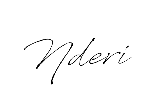 if you are searching for the best signature style for your name Nderi. so please give up your signature search. here we have designed multiple signature styles  using Antro_Vectra. Nderi signature style 6 images and pictures png