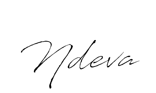 Create a beautiful signature design for name Ndeva. With this signature (Antro_Vectra) fonts, you can make a handwritten signature for free. Ndeva signature style 6 images and pictures png