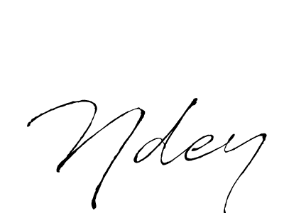 if you are searching for the best signature style for your name Ndey. so please give up your signature search. here we have designed multiple signature styles  using Antro_Vectra. Ndey signature style 6 images and pictures png