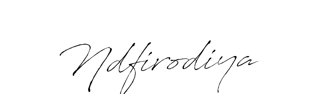 Design your own signature with our free online signature maker. With this signature software, you can create a handwritten (Antro_Vectra) signature for name Ndfirodiya. Ndfirodiya signature style 6 images and pictures png