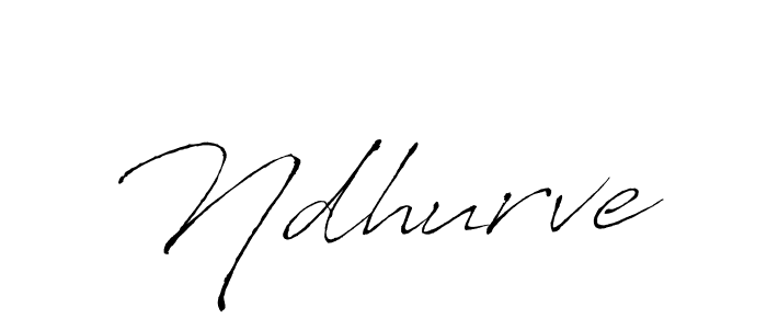 Make a beautiful signature design for name Ndhurve. With this signature (Antro_Vectra) style, you can create a handwritten signature for free. Ndhurve signature style 6 images and pictures png