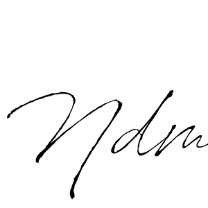 You should practise on your own different ways (Antro_Vectra) to write your name (Ndm) in signature. don't let someone else do it for you. Ndm signature style 6 images and pictures png