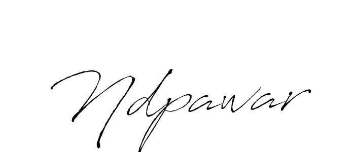 Create a beautiful signature design for name Ndpawar. With this signature (Antro_Vectra) fonts, you can make a handwritten signature for free. Ndpawar signature style 6 images and pictures png
