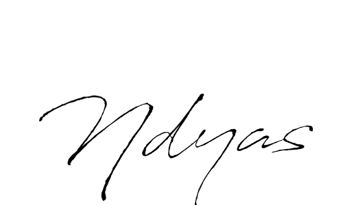Also we have Ndyas name is the best signature style. Create professional handwritten signature collection using Antro_Vectra autograph style. Ndyas signature style 6 images and pictures png