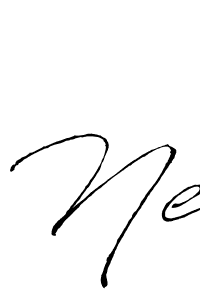 Antro_Vectra is a professional signature style that is perfect for those who want to add a touch of class to their signature. It is also a great choice for those who want to make their signature more unique. Get Ne name to fancy signature for free. Ne signature style 6 images and pictures png