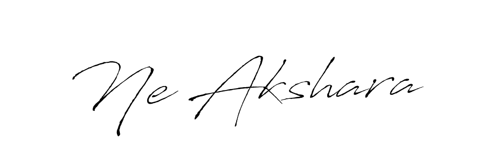 Design your own signature with our free online signature maker. With this signature software, you can create a handwritten (Antro_Vectra) signature for name Ne Akshara. Ne Akshara signature style 6 images and pictures png