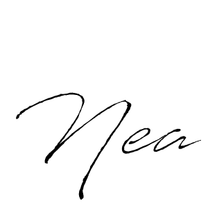 How to make Nea signature? Antro_Vectra is a professional autograph style. Create handwritten signature for Nea name. Nea signature style 6 images and pictures png