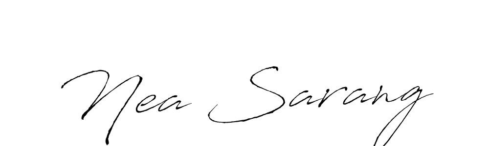 Also we have Nea Sarang name is the best signature style. Create professional handwritten signature collection using Antro_Vectra autograph style. Nea Sarang signature style 6 images and pictures png