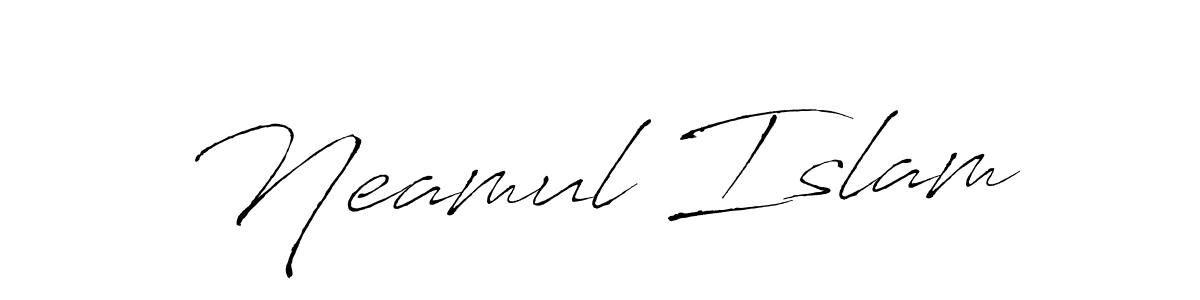 Also You can easily find your signature by using the search form. We will create Neamul Islam name handwritten signature images for you free of cost using Antro_Vectra sign style. Neamul Islam signature style 6 images and pictures png
