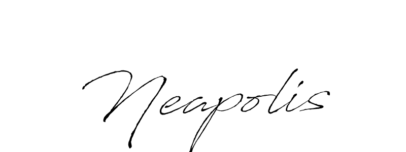 Make a beautiful signature design for name Neapolis. With this signature (Antro_Vectra) style, you can create a handwritten signature for free. Neapolis signature style 6 images and pictures png