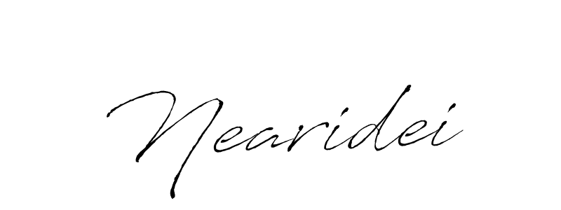 if you are searching for the best signature style for your name Nearidei. so please give up your signature search. here we have designed multiple signature styles  using Antro_Vectra. Nearidei signature style 6 images and pictures png