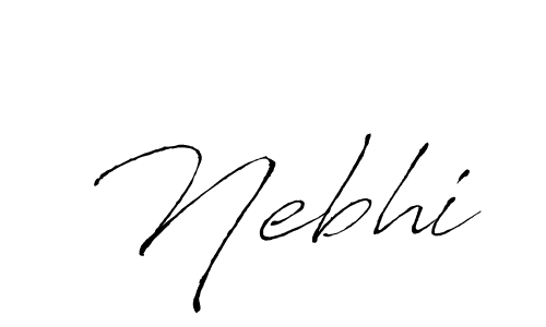 The best way (Antro_Vectra) to make a short signature is to pick only two or three words in your name. The name Nebhi include a total of six letters. For converting this name. Nebhi signature style 6 images and pictures png