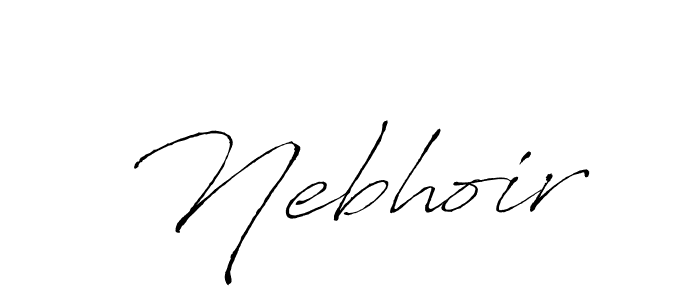 You can use this online signature creator to create a handwritten signature for the name Nebhoir. This is the best online autograph maker. Nebhoir signature style 6 images and pictures png