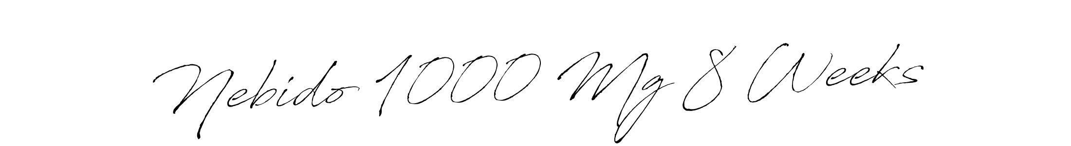 Use a signature maker to create a handwritten signature online. With this signature software, you can design (Antro_Vectra) your own signature for name Nebido 1000 Mg 8 Weeks. Nebido 1000 Mg 8 Weeks signature style 6 images and pictures png