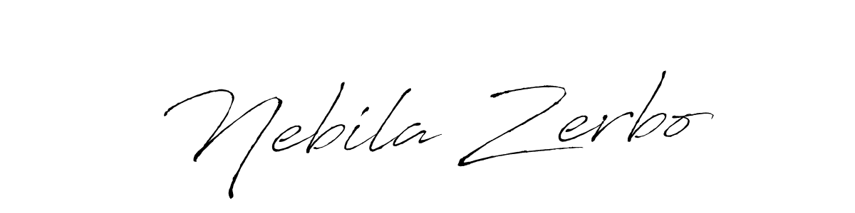 Also we have Nebila Zerbo name is the best signature style. Create professional handwritten signature collection using Antro_Vectra autograph style. Nebila Zerbo signature style 6 images and pictures png