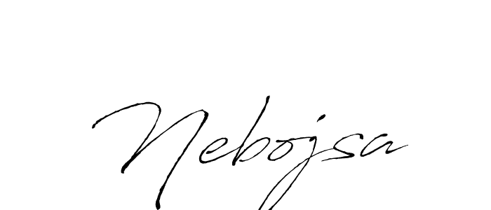 Antro_Vectra is a professional signature style that is perfect for those who want to add a touch of class to their signature. It is also a great choice for those who want to make their signature more unique. Get Nebojsa name to fancy signature for free. Nebojsa signature style 6 images and pictures png