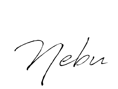 Also You can easily find your signature by using the search form. We will create Nebu name handwritten signature images for you free of cost using Antro_Vectra sign style. Nebu signature style 6 images and pictures png