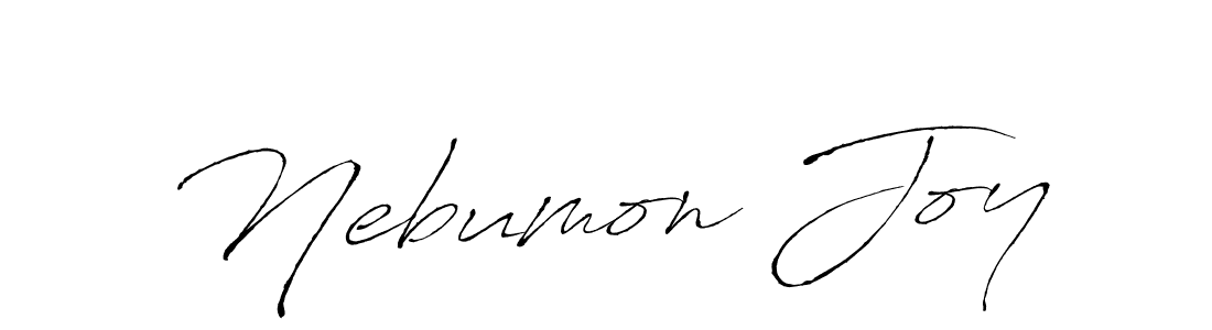 Use a signature maker to create a handwritten signature online. With this signature software, you can design (Antro_Vectra) your own signature for name Nebumon Joy. Nebumon Joy signature style 6 images and pictures png