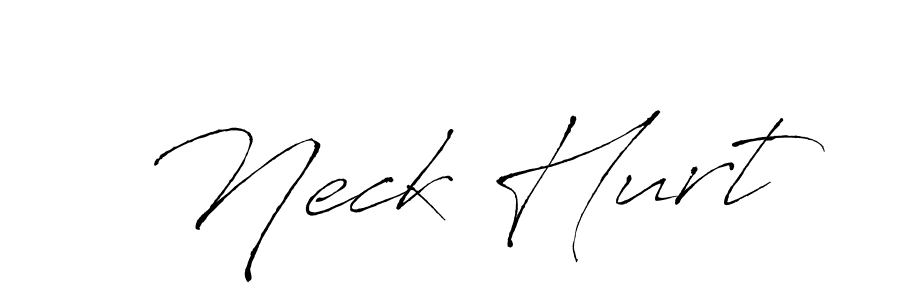 Similarly Antro_Vectra is the best handwritten signature design. Signature creator online .You can use it as an online autograph creator for name Neck Hurt. Neck Hurt signature style 6 images and pictures png