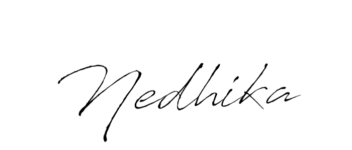 You should practise on your own different ways (Antro_Vectra) to write your name (Nedhika) in signature. don't let someone else do it for you. Nedhika signature style 6 images and pictures png