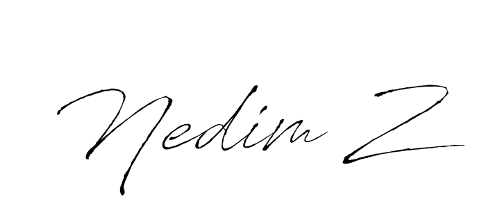 How to Draw Nedim Z signature style? Antro_Vectra is a latest design signature styles for name Nedim Z. Nedim Z signature style 6 images and pictures png