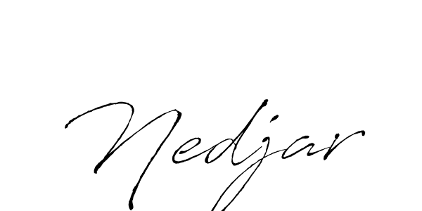 Best and Professional Signature Style for Nedjar. Antro_Vectra Best Signature Style Collection. Nedjar signature style 6 images and pictures png