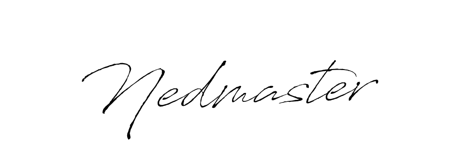 Nedmaster stylish signature style. Best Handwritten Sign (Antro_Vectra) for my name. Handwritten Signature Collection Ideas for my name Nedmaster. Nedmaster signature style 6 images and pictures png