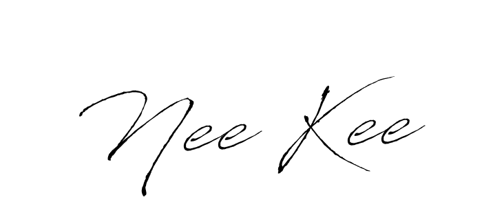 Create a beautiful signature design for name Nee Kee. With this signature (Antro_Vectra) fonts, you can make a handwritten signature for free. Nee Kee signature style 6 images and pictures png