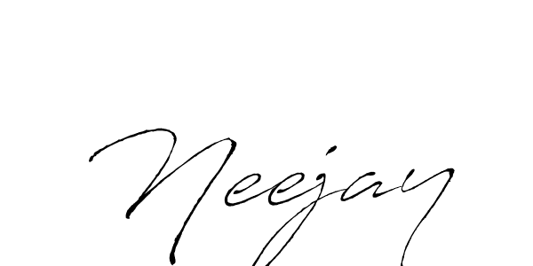 How to make Neejay name signature. Use Antro_Vectra style for creating short signs online. This is the latest handwritten sign. Neejay signature style 6 images and pictures png