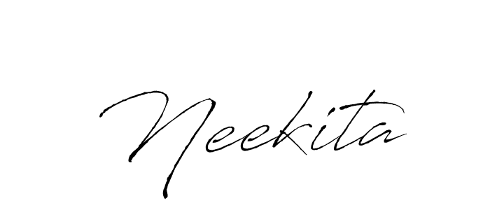 Create a beautiful signature design for name Neekita. With this signature (Antro_Vectra) fonts, you can make a handwritten signature for free. Neekita signature style 6 images and pictures png