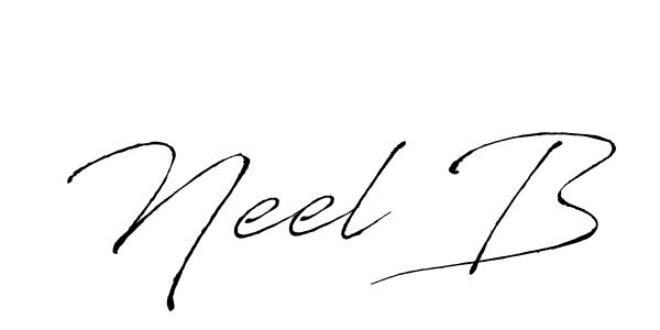 See photos of Neel B official signature by Spectra . Check more albums & portfolios. Read reviews & check more about Antro_Vectra font. Neel B signature style 6 images and pictures png