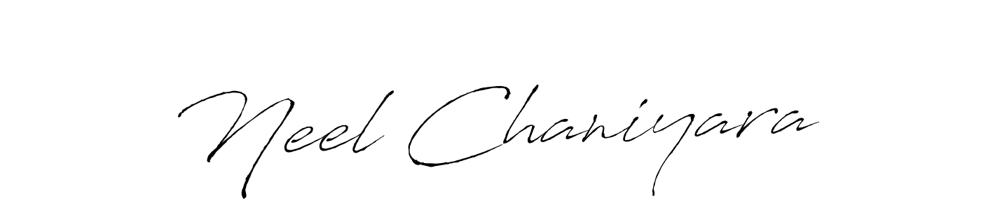 Design your own signature with our free online signature maker. With this signature software, you can create a handwritten (Antro_Vectra) signature for name Neel Chaniyara. Neel Chaniyara signature style 6 images and pictures png