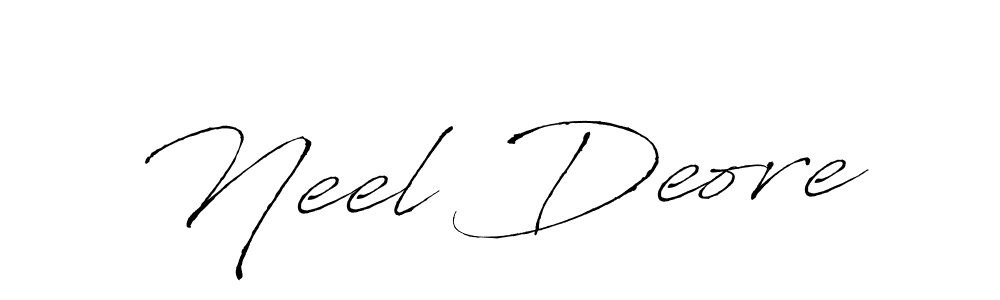 Also You can easily find your signature by using the search form. We will create Neel Deore name handwritten signature images for you free of cost using Antro_Vectra sign style. Neel Deore signature style 6 images and pictures png