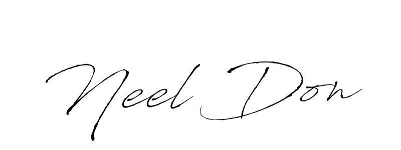 The best way (Antro_Vectra) to make a short signature is to pick only two or three words in your name. The name Neel Don include a total of six letters. For converting this name. Neel Don signature style 6 images and pictures png