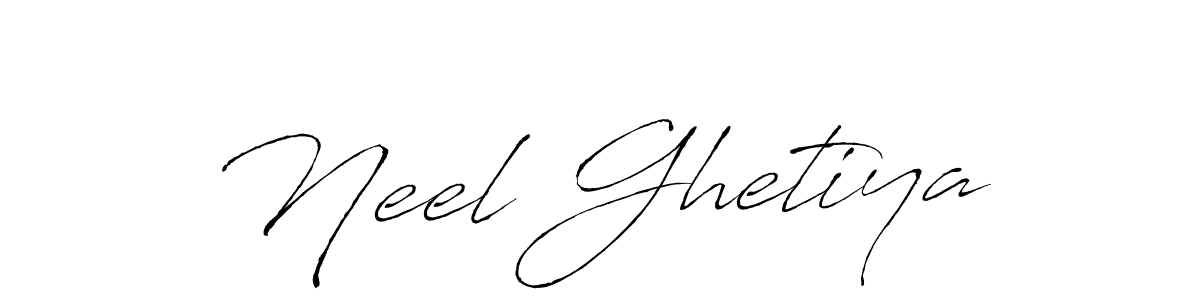 Also we have Neel Ghetiya name is the best signature style. Create professional handwritten signature collection using Antro_Vectra autograph style. Neel Ghetiya signature style 6 images and pictures png