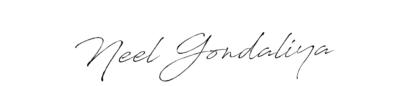 Antro_Vectra is a professional signature style that is perfect for those who want to add a touch of class to their signature. It is also a great choice for those who want to make their signature more unique. Get Neel Gondaliya name to fancy signature for free. Neel Gondaliya signature style 6 images and pictures png