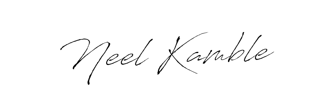 It looks lik you need a new signature style for name Neel Kamble. Design unique handwritten (Antro_Vectra) signature with our free signature maker in just a few clicks. Neel Kamble signature style 6 images and pictures png