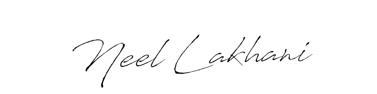 Also You can easily find your signature by using the search form. We will create Neel Lakhani name handwritten signature images for you free of cost using Antro_Vectra sign style. Neel Lakhani signature style 6 images and pictures png