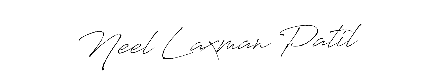 Design your own signature with our free online signature maker. With this signature software, you can create a handwritten (Antro_Vectra) signature for name Neel Laxman Patil. Neel Laxman Patil signature style 6 images and pictures png