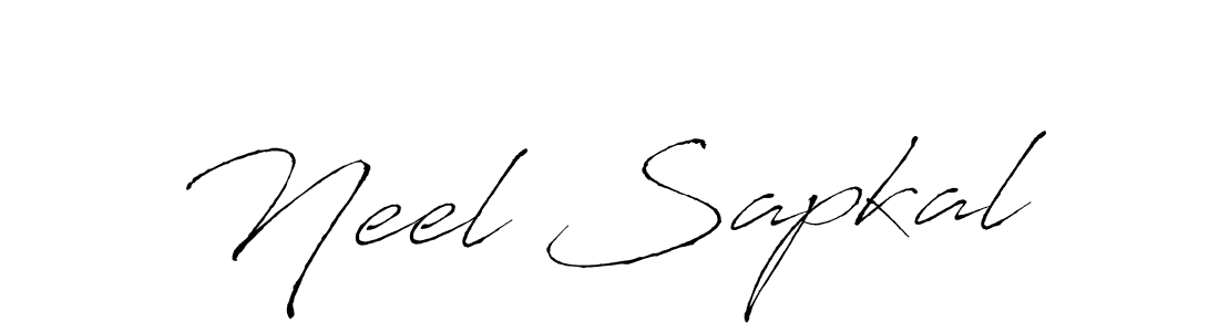 Also we have Neel Sapkal name is the best signature style. Create professional handwritten signature collection using Antro_Vectra autograph style. Neel Sapkal signature style 6 images and pictures png