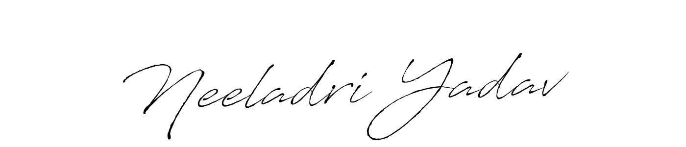 The best way (Antro_Vectra) to make a short signature is to pick only two or three words in your name. The name Neeladri Yadav include a total of six letters. For converting this name. Neeladri Yadav signature style 6 images and pictures png