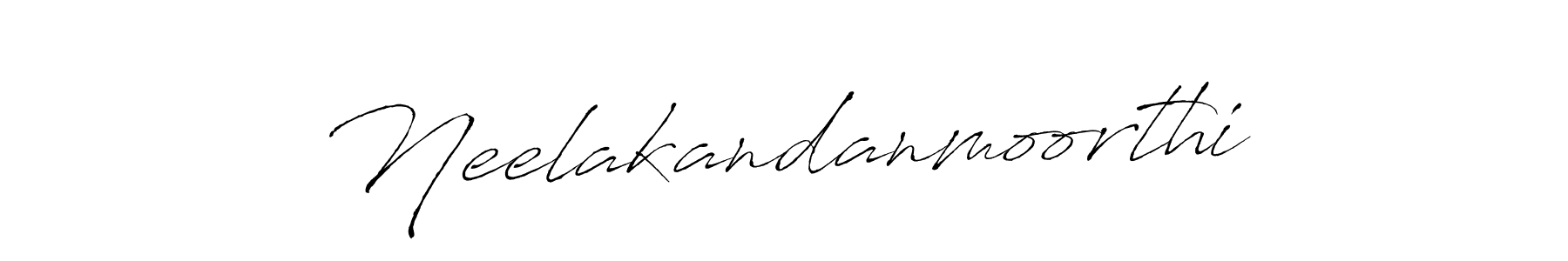 Create a beautiful signature design for name Neelakandanmoorthi. With this signature (Antro_Vectra) fonts, you can make a handwritten signature for free. Neelakandanmoorthi signature style 6 images and pictures png