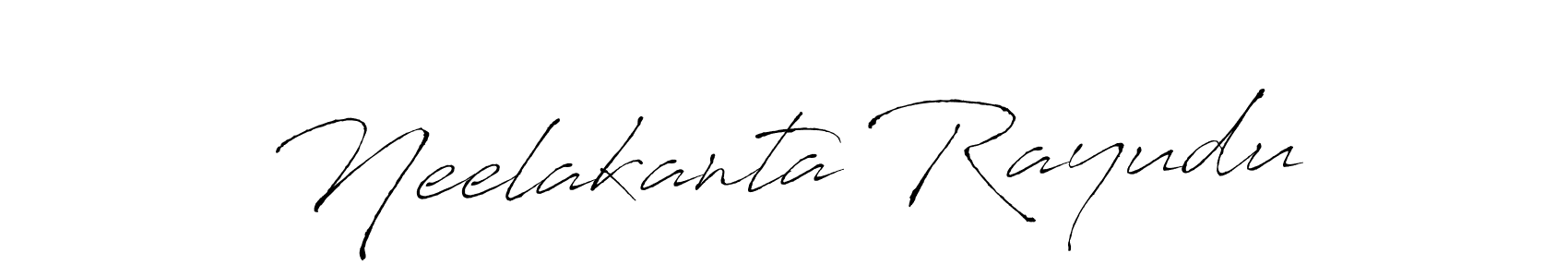 It looks lik you need a new signature style for name Neelakanta Rayudu. Design unique handwritten (Antro_Vectra) signature with our free signature maker in just a few clicks. Neelakanta Rayudu signature style 6 images and pictures png