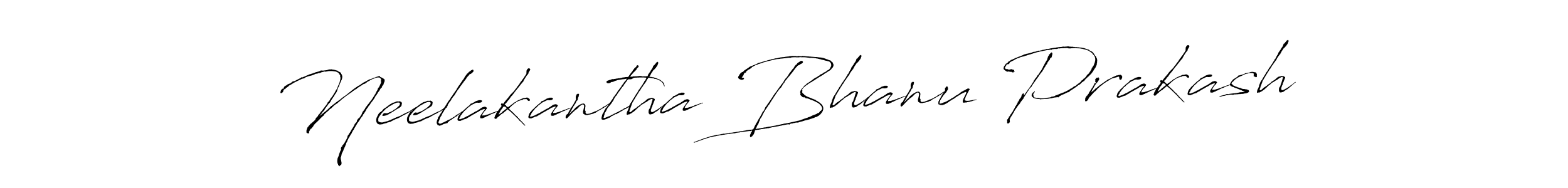 Design your own signature with our free online signature maker. With this signature software, you can create a handwritten (Antro_Vectra) signature for name Neelakantha Bhanu Prakash. Neelakantha Bhanu Prakash signature style 6 images and pictures png